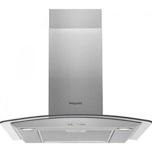 Hotpoint PHGC6.4FLMX 60Cm Curved Glass Hood
