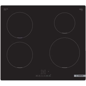 Bosch PUE611BB5E 60cm Induction Hob, Touch Control, 4 Zones, Frameless, 17 power levels