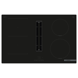Bosch PVS811B16E Venting Hob Black glass