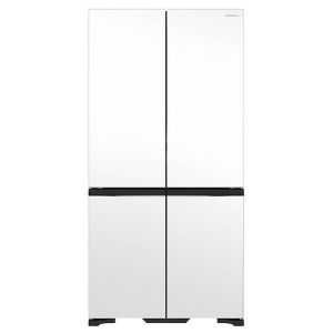 Hitachi R-WB640VGB1X White 4Door French Bottom Fridge Freezer
