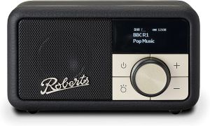 Roberts Radio REV-PETITEBK Black Revival Petite Black Digital Radio