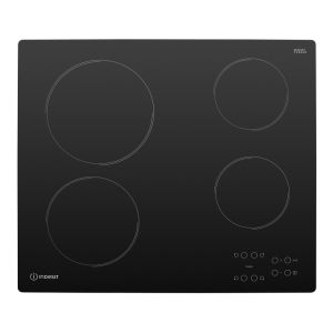 Indesit RI161C Black 4 Zones Ceramic Hob With Touch Control