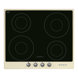 Smeg SI964PM Cream 60Cm Victoria Induction Hob With Cream Frame