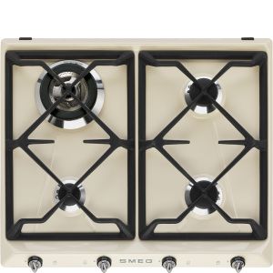 Smeg SR964PGH Cream Victoria Gas Hob