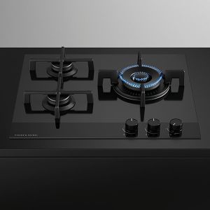 Fisher + Paykel CG603DNGGB4 Black Gas Hob