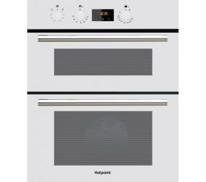 hotpoint DU2540WH built under electric double oven 