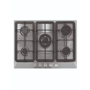 Cata UBGHDFFJ70.1 70cm Stainless 5 Burner Nat Gas Hob Cast Iron Pan Stands
