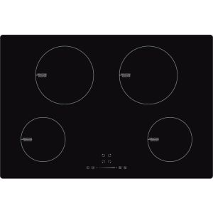 Cata UBIND77F 77cm Black 4 Zone Induction Hob Slider Controls