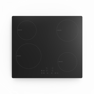 Cata UBINDE60MT 60cm Black 4 Zone 13A Plug In Induction Hob Touch Controls