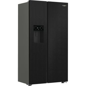Whirlpool WHG26574WXK5UK side-by-side american fridge: in Stainless Steel 