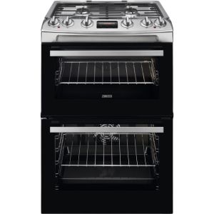 Zanussi ZCK66350XA Dual Fuel 60cm Double Oven 