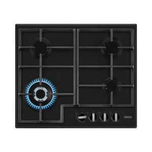 Zanussi ZGNN645K 60cm wide 4 burner gas hob with triple crown burner