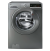 Hoover H3W49TGGE-80 H-Wash 300, 9kg 1400rpm Washing Machine, Graphite, NFC, 14/30/44 min Rapid, Digi