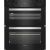 Hotpoint DUH12G1B Built Under Electric Fan Oven 48L / 38L - Black with Telescopic Shelf
