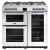 Belling 444444075 COOKCENTRE 90G Stainless Steel Cooker