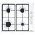 Bosch PBP6B2K60 60cm, 4 burners, 2 Cast iron finish supports