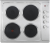 Cata UBSPH60KCR 60cm Stainless 4 Zone Solid Plate Hob With Rotary Controls