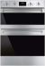 Smeg DOSF6300X 60cm Classic Stainless Steel and Eclipse Glass Double Multifunction OvenLower Main Ov