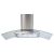C D A ECP102SS Stainless Steel Curved Glass 