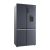 Haier HCR5919EHMB 90cm Freestanding American Fridge Freezer - Brushed Black