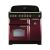 Rangemaster CDL90ECCY/B 84510 Classic Deluxe Ceramic 90cm Electric Range Cooker Cranberry and Brass