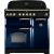 Rangemaster CDL90EIRB/B 113720 Classic Deluxe 90cm Induction Range Cooker Blue and Brass