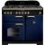 Rangemaster CDL100DFFRB/B Classic Deluxe 100cm Dual Fuel Range 113840 Blue and Brass