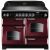 Rangemaster CLA110ECCY/C 117530 Classic 110cm Electric Cooker with Ceramic Hob Cranberry and Chrome