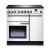 Rangemaster PDL90EIWH/C 98740 Professional Deluxe 90cm Electric Range Cooker With Induction Hob -White