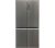 Haier HCR59F19ENMM 90 Cube Fridge FreezerFreestanding, Total No Frost, E Rated, 39 dB, Platinum Ino