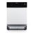 Montpellier MDI655K Black Semi Integrated Dishwasher