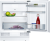 Neff K4336XFF0G Built-Under Fridge With Freezer Section, 82 X 60 Cm