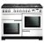 Rangemaster PDL110DFFWH/C 98940 Professional Deluxe 110cm Dual Fuel Range Cooker in White