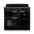 Rangemaster CLDL100EIPGBL/CM1 14672 New Classic Deluxe 100 Induction Gloss Black Chrome