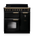 Rangemaster CLDL90EIPGBL/AB1 18275 New Classic Deluxe 90 Induction Gloss Black Antique Brass