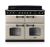 Rangemaster CLDLB110EIPPCR/CM1 14930 New Classic Deluxe Bottom Cavity 110 Induction Pale Cream