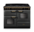 Rangemaster CLDLO110EIPGBL/AB1 18343 New Classic Deluxe OC 110 Induction Gloss Black Antique B