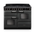 Rangemaster CLDLO110EIPCBL/CM1 14758 New Classic Deluxe OC 110 Induction Charcoal Black Chrome