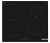 Bosch PWP611BB5B 60cm Induction Hob, Touch Control, 4 Zones, CombiZone, Frameless. Plug and Play wit