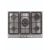 Cata UBGHDFFJ70.1 70cm Stainless 5 Burner Nat Gas Hob Cast Iron Pan Stands