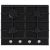 Cata UBGOG601BK 60cm Black Glass 4 Burner Nat Gas Hob