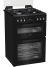 Hotpoint HDD6GDC2B1 Dual Fuel Double Cooker 60CM - 75L / 38L with Glass Lid