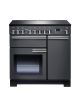 Rangemaster PDL90EISL/C 105970 Professional Deluxe 90cm Electric Range Cooker With Induction Hob - Slate Grey