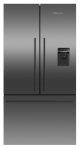 Fisher_Paykel RF540ADUB7 Fridge Freezer French Door 900mm Designer Handle, Black Steel - Ice & Water