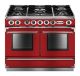 Falcon FCON1092DFRD/NM-EU 87160 Continental 1092 Dual Fuel Cherry Red Nickel