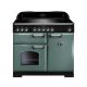 Rangemaster CDL100EIMG/C 127470 Classic DL 100 Induction MINERAL GREEN CHROME