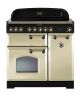 Rangemaster CDL90EICR/B 90280 Classic Deluxe Induction 90cm Electric Range Cooker
