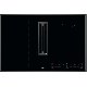 Aeg CCE84543FB 80cm New Single Bridge Hob with Extractor, RECIRCULATION MODEL ONLY, Touch on Glass 