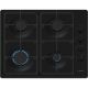 Bosch PCP6A6I90 60cm, 4 burners, Optimised FlameSelect, 2 Dishwasher suitable cast iron pan supports