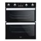 Belling 444444784 Black Belling Bi702fpct Black Electric Double Oven